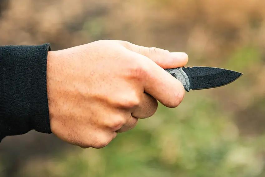TOPS Ferret FBHP-01 Tactical Fixed Blade Knife For Outdoor Survivalists Full Tang 1095 Carbon Steel USA by Black Country Outdoor