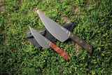 TOPS Frog Market Special Combo Knife Set 1095HC Steel Full Tang For Outdoor Survivalists Micarta Handles Kydex Sheath by Black Country Outdoor