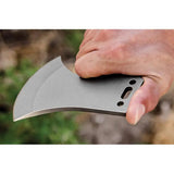 TOPS GRAX01 Grandpa Axe Full Tang 11 Inch Bushcraft Tool With 4 Inch Blade Green Micarta Handle - Rugged Outdoor Axe by TOPS