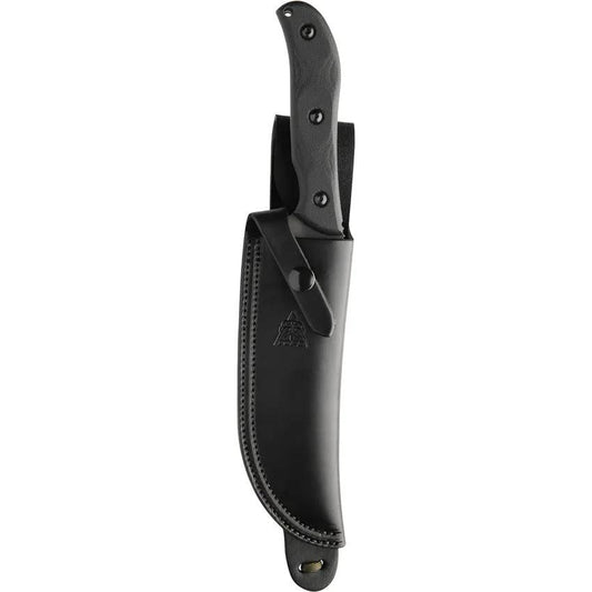 TOPS Silent Hero HERO 04C Fixed Blade Knife - 1095HC Steel Full Tang With Micarta Handle by TOPS
