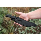 TOPS Silent Hero HERO 04C Fixed Blade Knife - 1095HC Steel Full Tang With Micarta Handle by TOPS