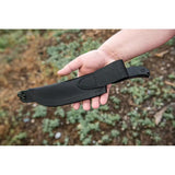 TOPS Silent Hero HERO 04C Fixed Blade Knife - 1095HC Steel Full Tang With Micarta Handle by TOPS