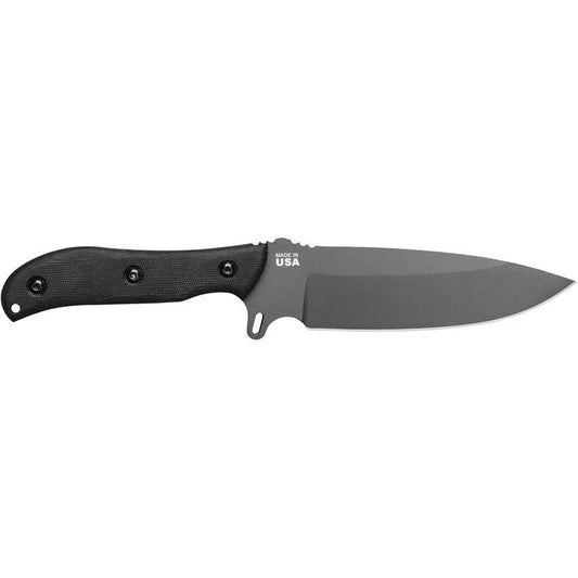 TOPS Silent Hero Smooth HERO04 Fixed Blade Knife - Rugged Outdoor Survival Knife With Durable Edge by TOPS