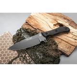TOPS Silent Hero Smooth HERO04 Fixed Blade Knife - Rugged Outdoor Survival Knife With Durable Edge by TOPS