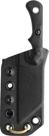 TOPS Ivie Neck Knife IV-01 - Premium EDC Wharncliffe Blade With Full Tang And Kydex Neck Sheath For Quick Access by TOPS