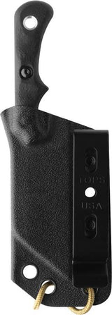 TOPS Ivie Neck Knife IV-01 - Premium EDC Wharncliffe Blade With Full Tang And Kydex Neck Sheath For Quick Access by TOPS