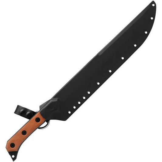 TOPS CUMA Kage Extreme Reach Fixed Blade Survival Knife - Extreme Reach For Professionals And Outdoor Enthusiasts by TOPS