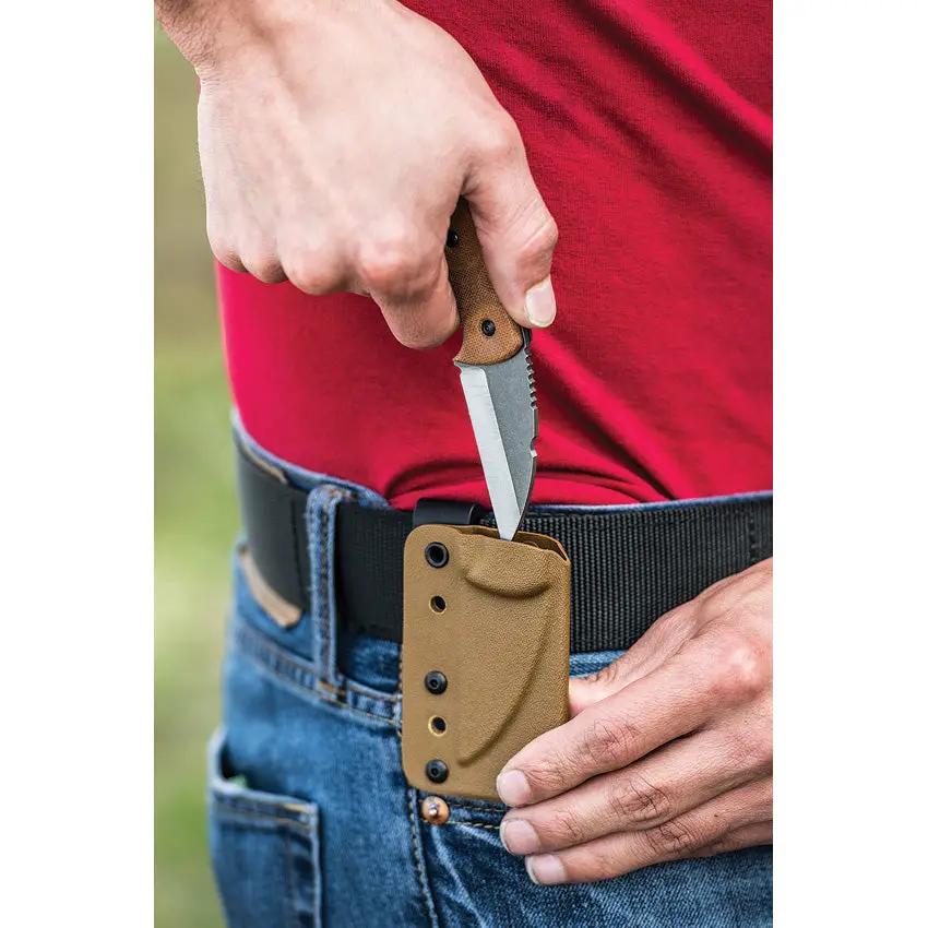 TOPS Little Bugger Knife LILB01 Compact EDC Fixed Blade For Outdoor Enthusiasts And Survivalists by Black Country Outdoor