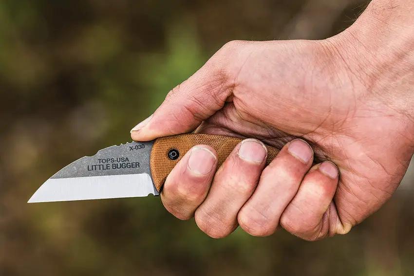 TOPS Little Bugger Knife LILB01 Compact EDC Fixed Blade For Outdoor Enthusiasts And Survivalists by Black Country Outdoor