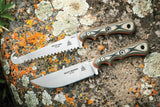 TOPS Knives Muley Combo Kydex Multiblade Knife With Saw And Skinner Blades - 154CM Full Tang Outdoor Hunting Tool by TOPS