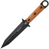 TOPS Gladius MGLAD01 Tactical Knife - Durable Outdoor Fixed Blade With 6.5 Inch 1095HC Blade And Tan Micarta Handle by TOPS