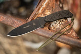 TOPS Mil-SPIE 5 MIL05 Tactical Knife - 1095 Steel, Full Tang, Partial Serration, Kydex Sheath by TOPS
