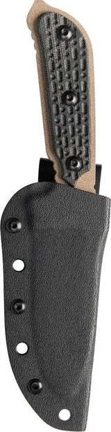 TOPS Mil-Spie3 Elite Knife - Compact Fixed Blade With 4 Inch Hunter Point, 1095HC Full Tang, Kydex Sheath by TOPS