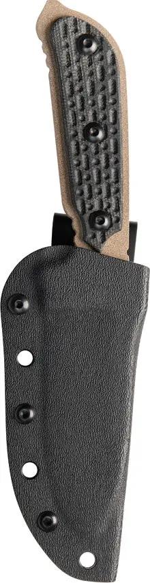 TOPS Mil-Spie3 Elite Knife - Compact Fixed Blade With 4 Inch Hunter Point, 1095HC Full Tang, Kydex Sheath by TOPS