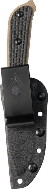 TOPS Mil-Spie3 Elite Knife - Compact Fixed Blade With 4 Inch Hunter Point, 1095HC Full Tang, Kydex Sheath by TOPS