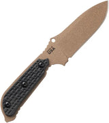 TOPS Mil-Spie3 Elite Knife - Compact Fixed Blade With 4 Inch Hunter Point, 1095HC Full Tang, Kydex Sheath by TOPS