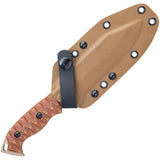TOPS M-PAT MPAT01 Knife - Rugged Outdoor Fixed Blade With Full Tang 1095HC Micarta by TOPS