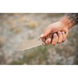 TOPS M-PAT MPAT01 Knife - Rugged Outdoor Fixed Blade With Full Tang 1095HC Micarta by TOPS