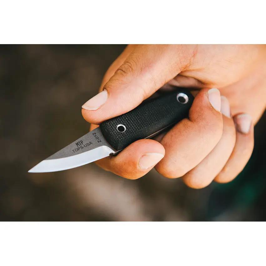 Tops Puukko MPUK-01 Mini Tanimboca 1095HC Outdoor Knife by Black Country Outdoor