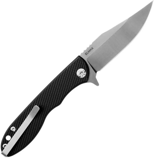 TOPS MSF Linerlock Knife - Elmax Steel Blade With Black G10 Handle For Everyday Carry Enthusiasts by TOPS