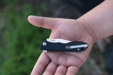 TOPS MSF Linerlock Knife - Elmax Steel Blade With Black G10 Handle For Everyday Carry Enthusiasts by TOPS