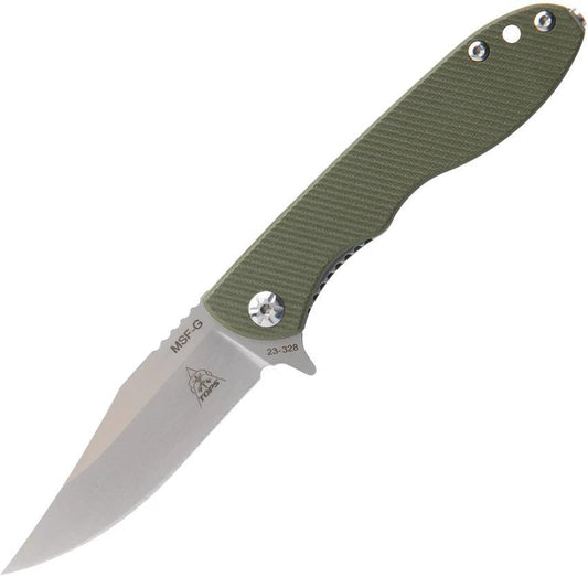 TOPS MSF Linerlock Green Elmax MSFG-01 by TOPS
