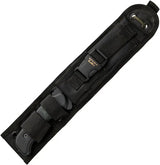 TOPS Mission Team 21 Fixed Blade Knife For Outdoor Survivalists 6.625 Inch Black Traction Coated 1095 Steel Full Tang by Black Country Outdoor