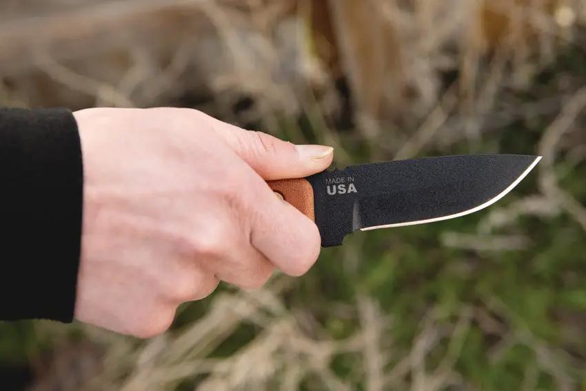 TOPS Overlander 2 OV78 Knife Rugged Full Tang 1095 Blade With Kydex Sheath Canvas Micarta Handle For Outdoor Hunters by Black Country Outdoor