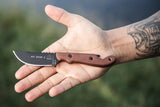 TOPS Pit Stop 3 Fixed Blade Knife With Bottle Opener 1095 Steel Full Tang Micarta Handle Kydex Sheath Prepper Whistle by Black Country Outdoor