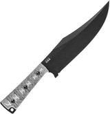 TOPS Prather War Bowie Knife 7.25in 1095 Blade Full Tang Micarta Handles MOLLE Sheath for Tactical Outdoorsmen by Black Country Outdoor