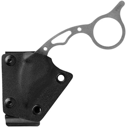 TOPS Quickie QCK01 Fixed Blade Knife - One-Piece Build 1095HC Steel With Kydex Sheath For Outdoor Enthusiasts by TOPS
