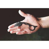 TOPS Quickie QCK01 Fixed Blade Knife - One-Piece Build 1095HC Steel With Kydex Sheath For Outdoor Enthusiasts by TOPS
