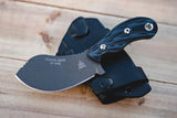 TOPS Quick Skin QSK-02 Fixed Blade Knife - Durable Tungsten Cerakote Blade For Tough Outdoors by TOPS