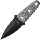 TOPS Ranger Short Stop Knife 6 Inch Fixed Blade Black Traction Coated 1095 Carbon Steel USA Made For Outdoor Enthusiasts by Black Country Outdoor