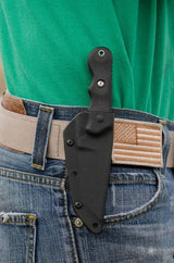 TOPS Special Assault Knife Tactical Fixed Blade With Partial Serration 1095 Steel G10 Handle Kydex Sheath USA Made by Black Country Outdoor