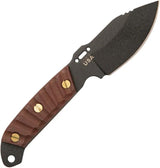 TOPS Shadow Rider Fixed Blade Knife for Outdoorsmen, Full Tang 3In 1095 Steel, Micarta Handles, Kydex Sheath Whistle by Black Country Outdoor