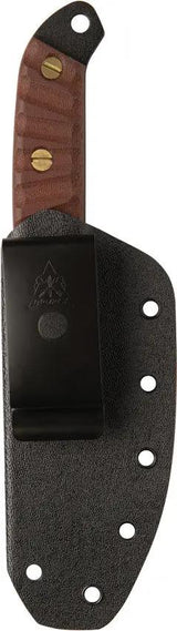 TOPS Shadow Rider Fixed Blade Knife for Outdoorsmen, Full Tang 3In 1095 Steel, Micarta Handles, Kydex Sheath Whistle by Black Country Outdoor