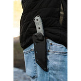 TOPS Knives Steel Eagle Hunter Point SE105E - Pro Grade Full Tang 5 Inch 1095HC Blade For Hunters by TOPS