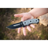 TOPS Knives Steel Eagle Hunter Point SE105E - Pro Grade Full Tang 5 Inch 1095HC Blade For Hunters by TOPS