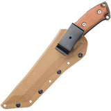TOPS Steel Eagle 107C Delta Fixed Blade Knife - Durable 1095HC Blade Micarta Handle Full Tang Kydex Sheath by TOPS