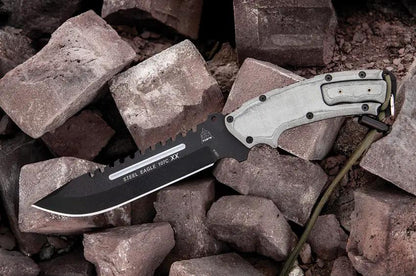 TOPS Knives Steel Eagle Mini Eagle Combo Tactical Survival Knife Set for Outdoor Enthusiasts by Black Country Outdoor