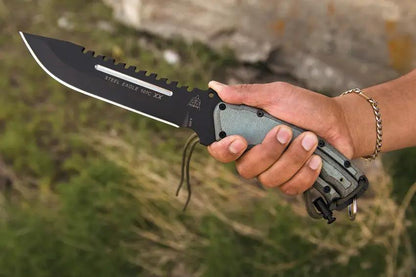 TOPS Knives Steel Eagle Mini Eagle Combo Tactical Survival Knife Set for Outdoor Enthusiasts by Black Country Outdoor