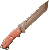 TOPS Steel Eagle Delta Class SE107D2DC Knife - Full Tang 13 Inch Outdoors Fixed Blade With 1095HC Tanto by TOPS