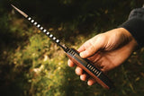 TOPS Steel Eagle Delta Class SE107D2DC Knife - Full Tang 13 Inch Outdoors Fixed Blade With 1095HC Tanto by TOPS