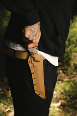 TOPS Steel Eagle Delta Class SE107D2DC Knife - Full Tang 13 Inch Outdoors Fixed Blade With 1095HC Tanto by TOPS