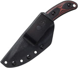 TOPS Sgt Scorpion Knife Rugged Fixed Blade 7.875In 1095 Carbon Steel Red Black Micarta Handle USA Made Tactical Outdoors by Black Country Outdoor