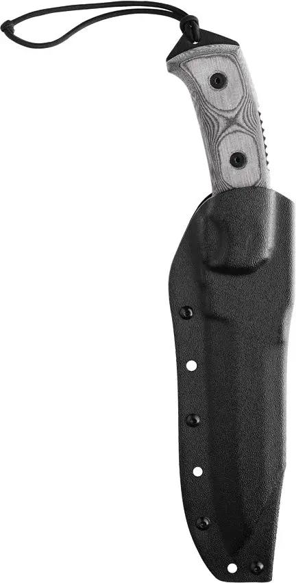 TOPS Smoke Jumper Knife Pro 1095 High Carbon Steel Full Tang Micarta Handle Kydex Sheath USA Made Outdoor Survivalists by Black Country Outdoor