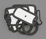 TOPS Signal Mirror Double Sided Metal Mirror Highly Reflective with Rubber Silencer Pack of Five for Outdoor Enthusiasts by Black Country Outdoor