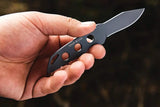 TOPS Sneaky Pete Mini Acid Rain Knife - Compact EDC Neck Knife With 2.5 Inch Blade And Skeletonized Handle by TOPS