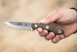 TOPS Scandi Trekker STREK-3.5 Survival Knife With Full Tang 1095 Blade And Thumb Ridge Micarta Outdoorsmen by Black Country Outdoor